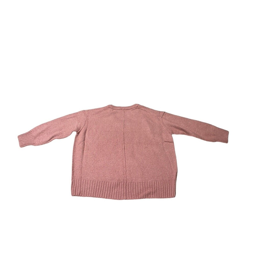 New  Free People Brookside Sweater Tunic Pink Long Sleeve Scoop Neck Medium - Picture 5 of 6